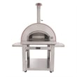 VENICE Outdoor Wood Fired Pizza Oven in Red