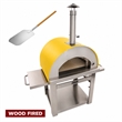 VENICE Outdoor Wood Fired Pizza Oven in Yellow