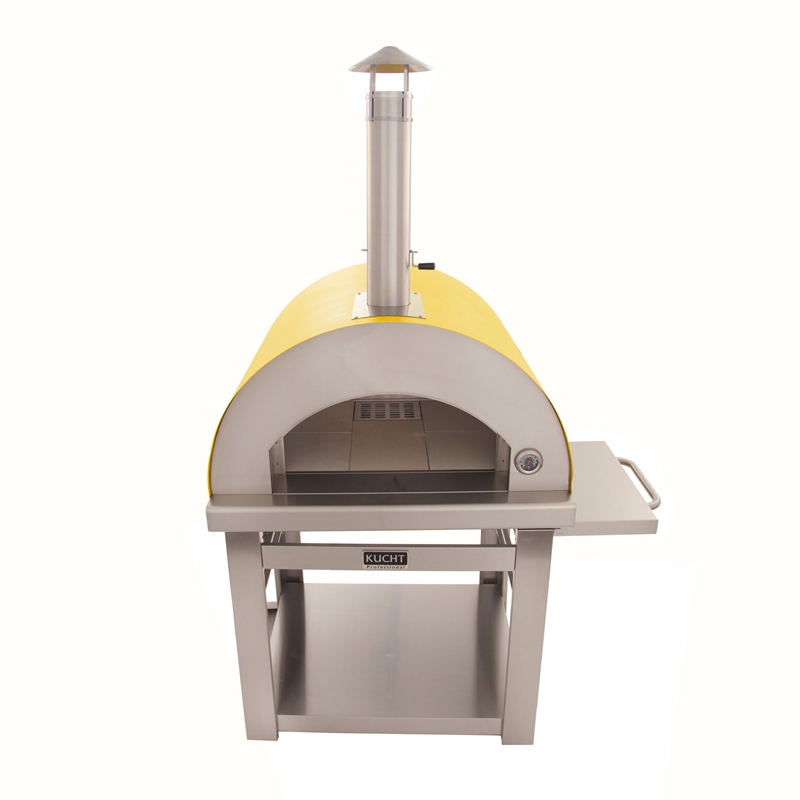 VENICE Outdoor Wood Fired Pizza Oven in Yellow