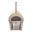 VENICE Outdoor Wood Fired Pizza Oven in Yellow