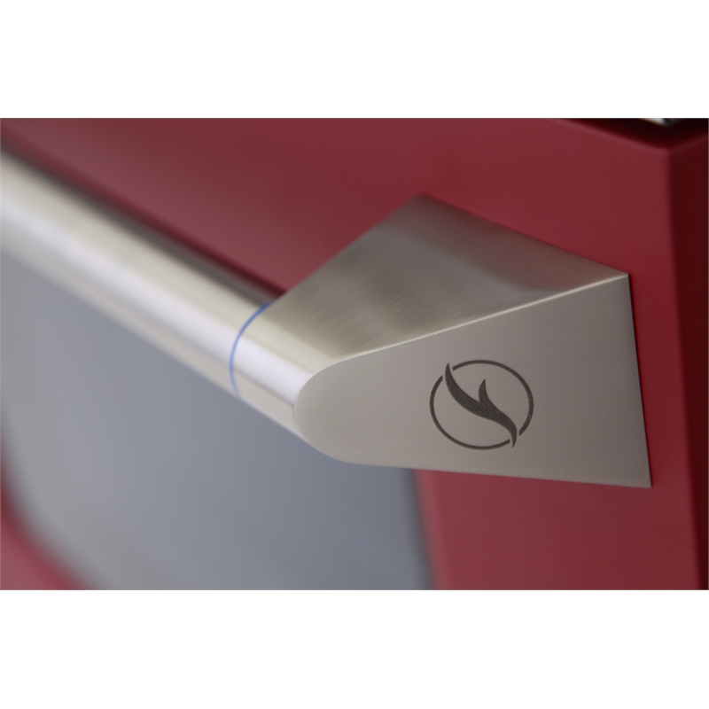 48 in. 6.7 cu. ft. Dual Fuel Range for Propane Gas in Red