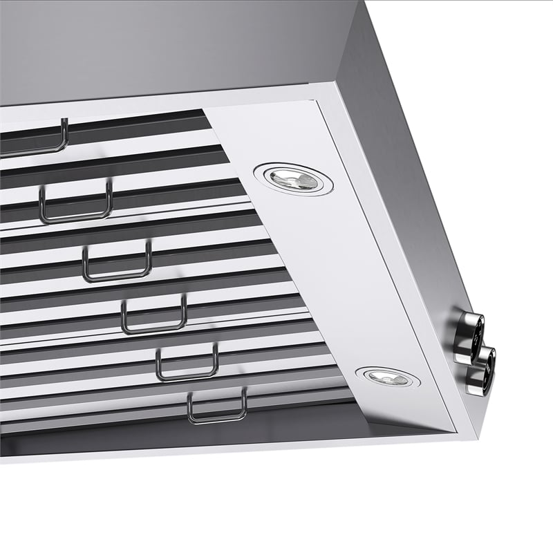 36 in. 5.2 cu. ft. Dual Fuel Range for Natural Gas + Under Cabinet Range Hood