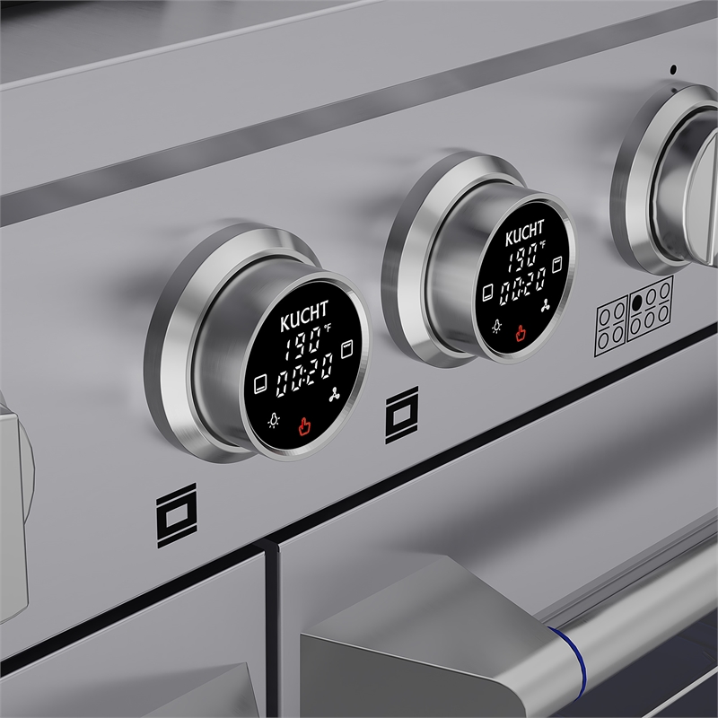 60 in. 7.9 cu. ft. 1 Dual Fuel Range for Natural Gas + Under Cabinet Range Hood