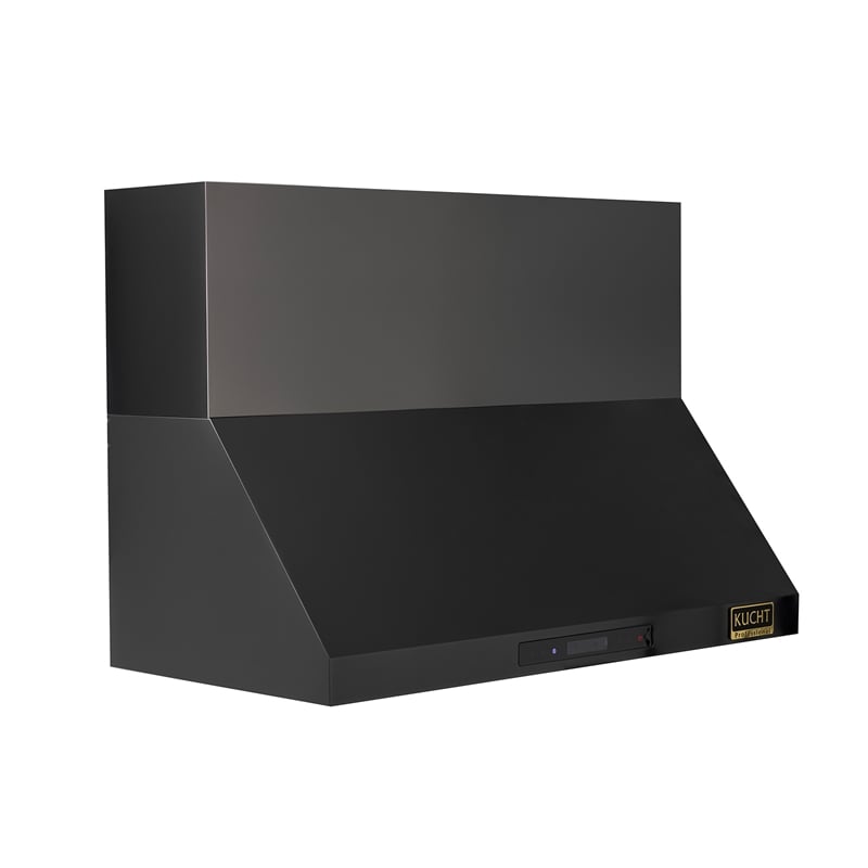 Gemstone 48 in. 6.7 cu. ft. Natural Gas in Titanium SS + Wall Mount Range Hood