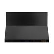 Gemstone 48 in. 6.7 cu. Propane Gas Range in Titanium SS + Wall Mount Range Hood