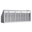 Dual Fuel Range for Natural Gas in Stainless Steel Gold Under Cabinet Range Hood
