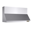 Dual Fuel Range for Natural Gas in Stainless Steel  Gold Wall Mount Range Hood