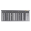 Dual Fuel Range for Natural Gas in Stainless Steel  Gold Wall Mount Range Hood