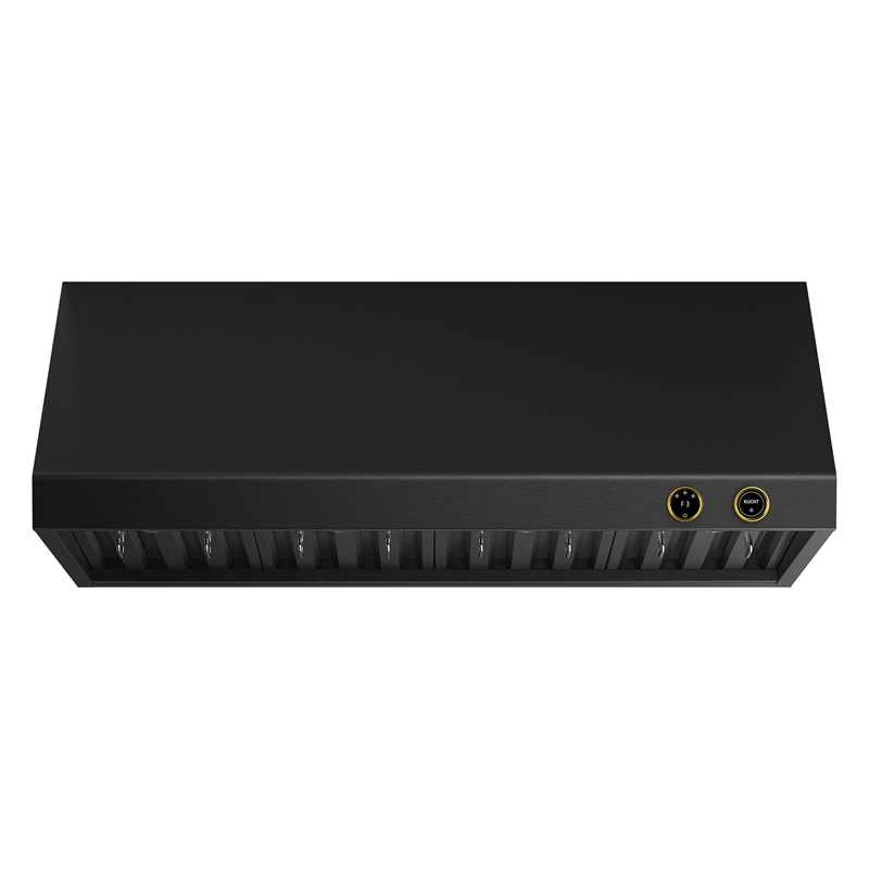 Dual Fuel Range Natural Gas in Titanium Stainless Steel Under Cabinet Range Hood