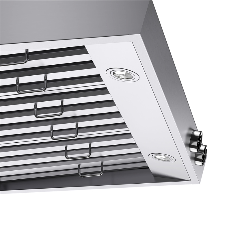 36 in. 5.2 cu. ft. Dual Fuel Range for Propane Gas + Under Cabinet Range Hood