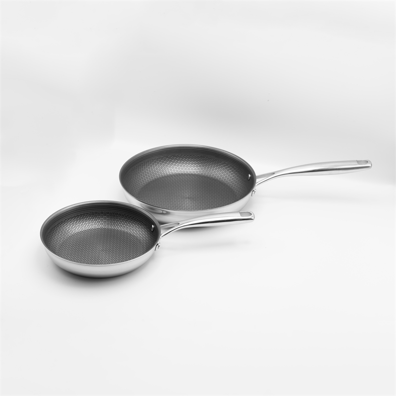 KUCHT Culinary Professional 2-Piece Honeycomb Non-stick Pan Set.