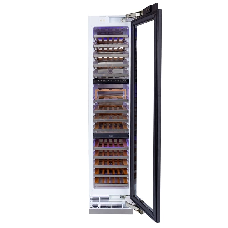 18-in Built-in Panel Ready Three Zones Wine Cooler