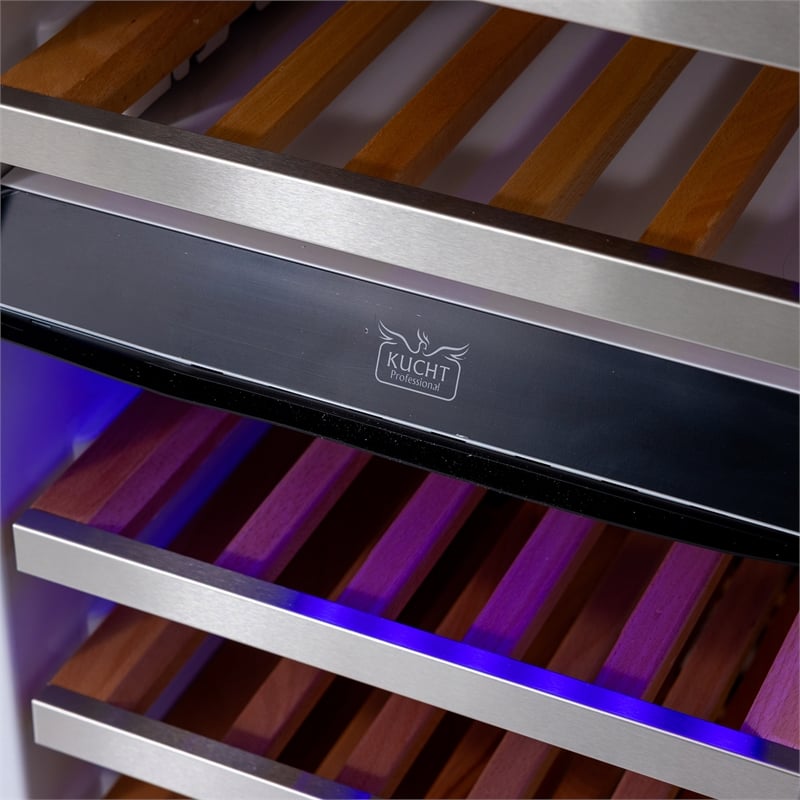 18-in Built-in Panel Ready Three Zones Wine Cooler