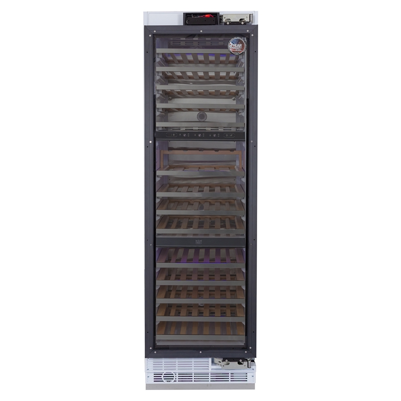 24-in Built-in Panel Ready Three Zones Wine Cooler