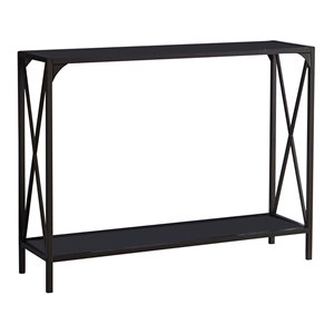 pilaster designs allegheny modern metal storage console table in pewter