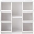 Pilaster Designs Gali 8-shelf Contemporary Wood Kids Bin/Cubby Bookcase in White
