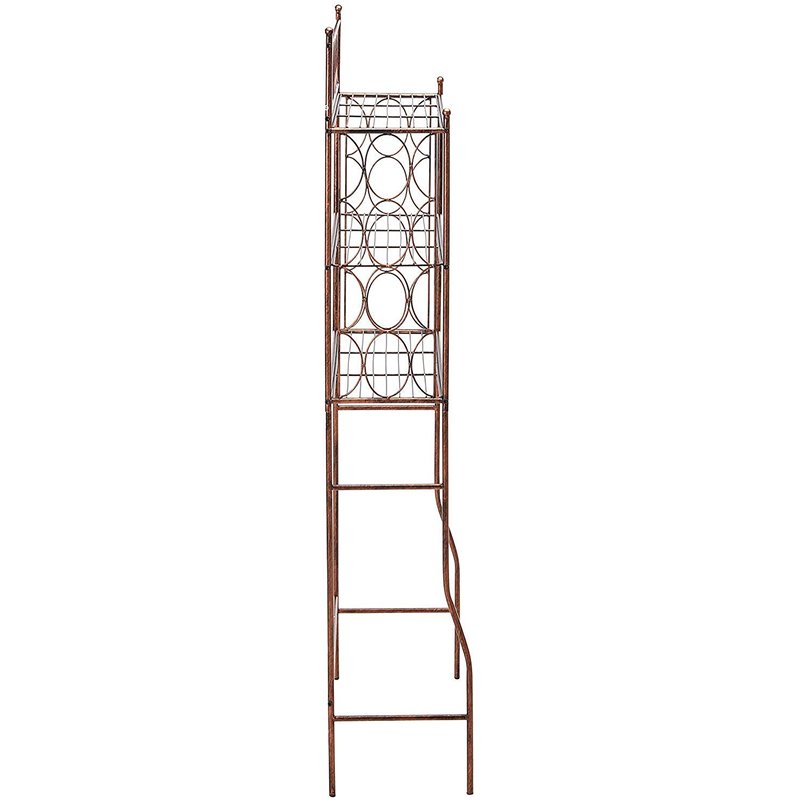 Exeter 3 Tier Over The Toilet Bathroom Storage Spacesaver, Copper