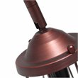 Lalia Home Metal Rustic Caged Shade Table Lamp in Red Bronze
