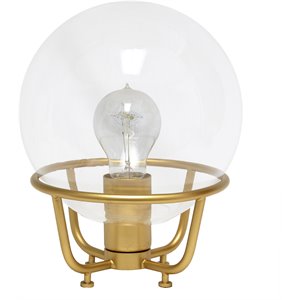 Lalia Home Metal Old World Global Table Lamp in Matte Gold