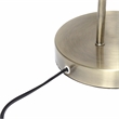 Lalia Home Metal Arched Cage Table Lamp in Antique Brass