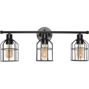 lalia home metal arched cage table lamp in chrome