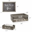 Elegant Designs Wood Large 