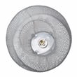 Simple Designs Metal Mesh Industrial Table Lamp in Gray