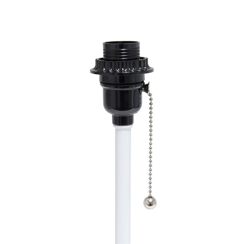 LimeLights Metal Stick Lamp w/ USB Port 2 Pack in White with Gray Shade