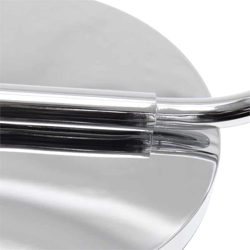 Simple Designs Iron Antique Lantern Floor Lamp in Chrome with