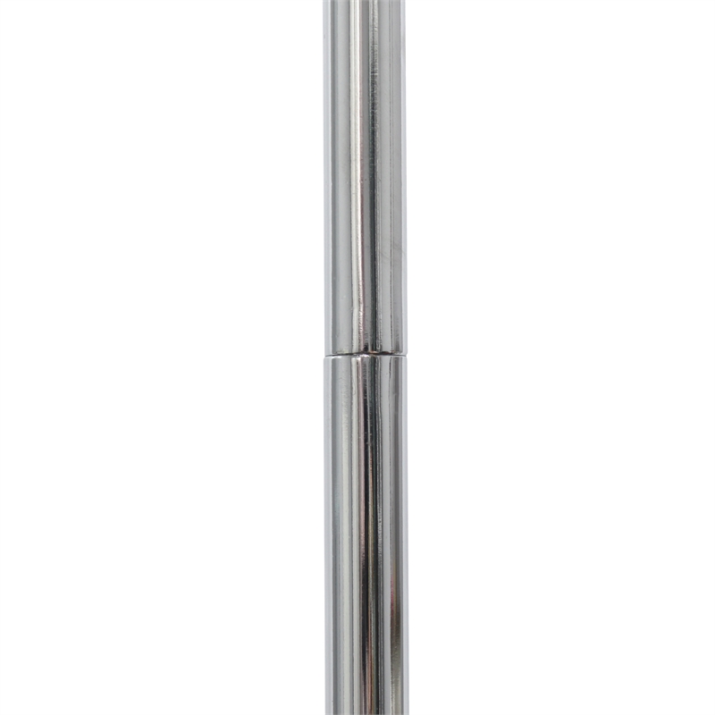 Simple Designs Metal Arched Floor Lamp in Gray with Gray Shade