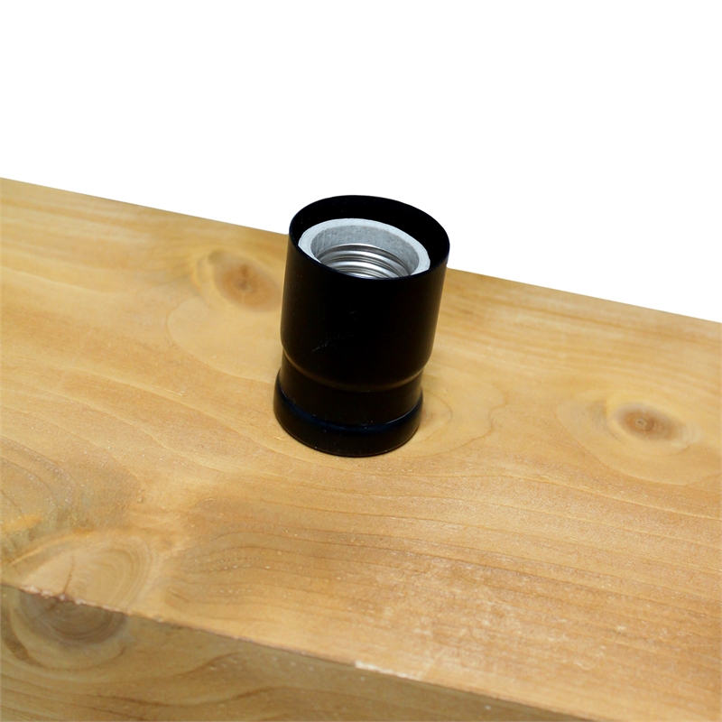 Lalia Home Wood 4 Light Beam Pendant in Light Brown