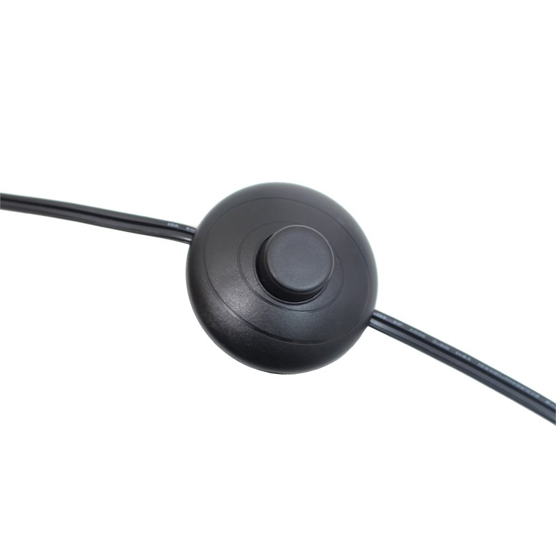 Lalia Home Metal Matte 1 Light Beacon Floor Lamp in Black with Clear Shade