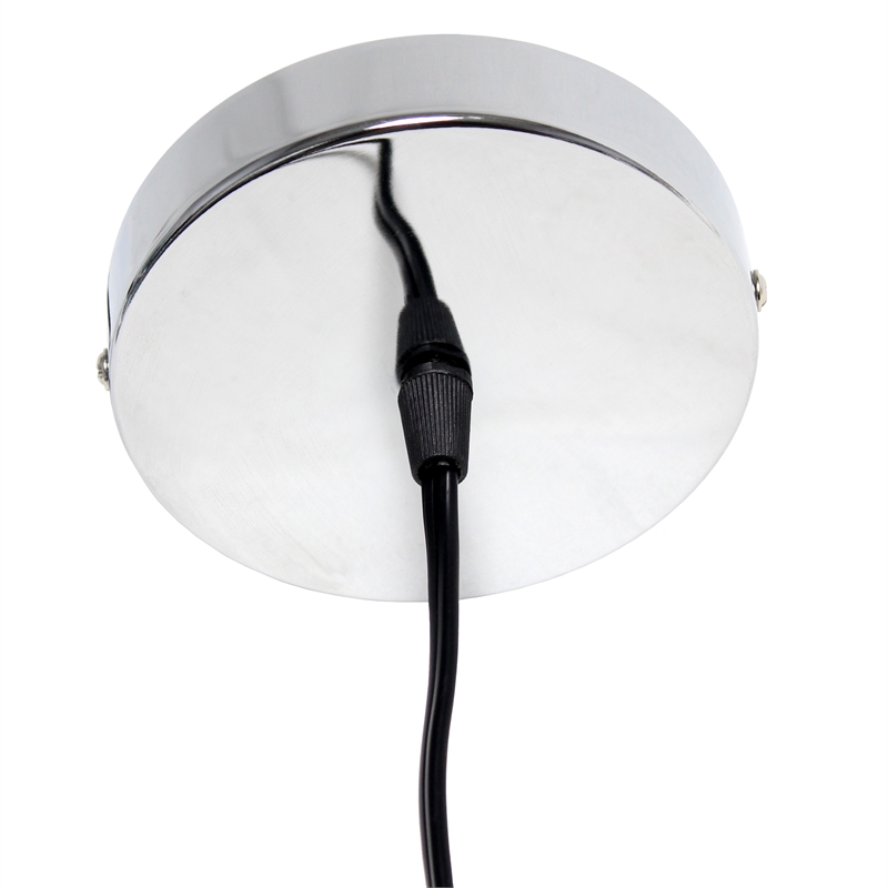 Lalia Home Iron 1 Light Elongated Pendant in Chrome