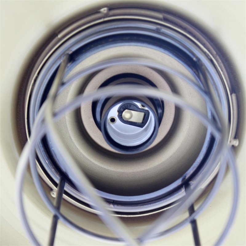 Lalia Home Metal Farmhouse 1 Light Floor Lamp in Antique Brass