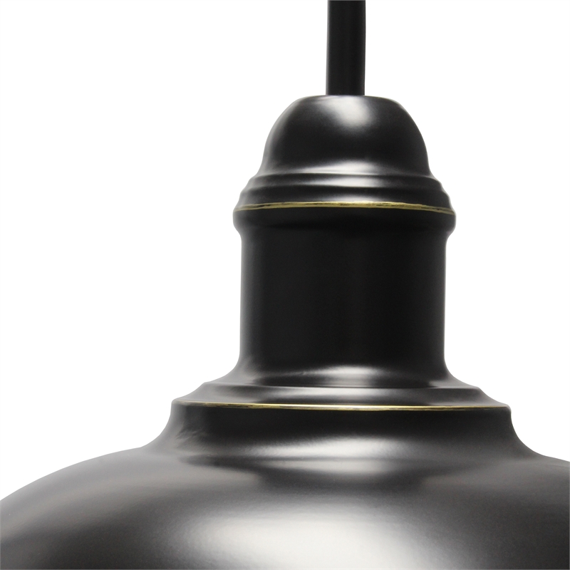 Lalia Home Metal Farmhouse 1 Light Floor Lamp in Restoration Bronze