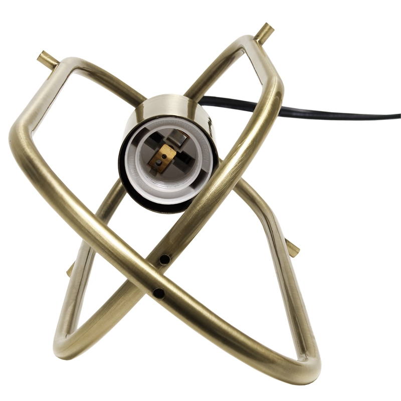 Lalia Home Iron 1 Light Elongated Pendant in Antique Brass