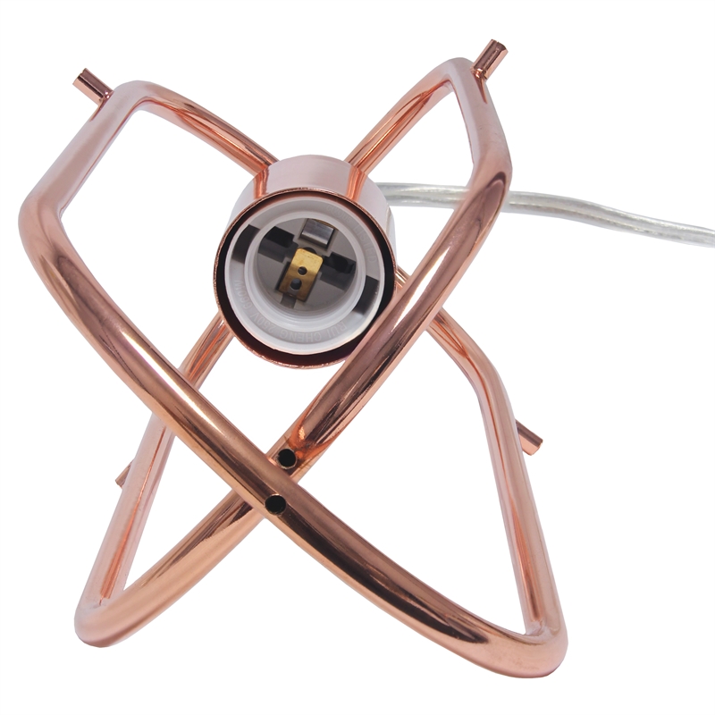 Lalia Home Iron 1 Light Elongated Pendant in Rose Gold