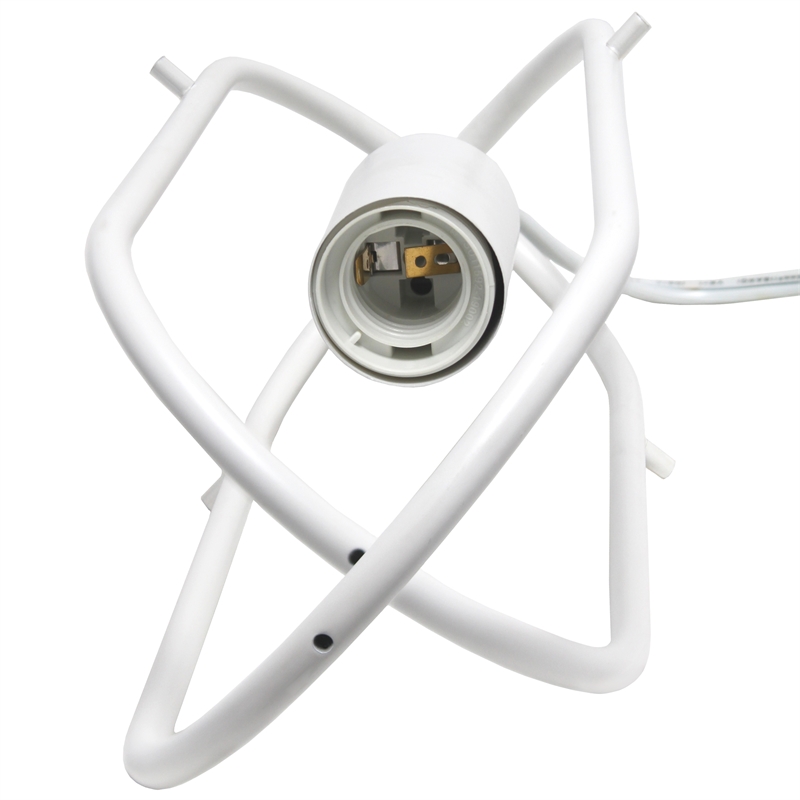 Lalia Home Iron 1 Light Elongated Pendant in White