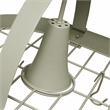 Elegant Designs Metal 2 Down Light Kitchen Pot Rack in Slate Gray