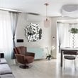 Elegant Designs Crystal 1 Light Elipse Cylinderical Pendant in Rose Gold