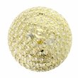 Elegant Designs Crystal 2 Light Flush Mount Ceiling Light in Gold