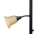 Elegant Designs Metal 3 Light Floor Lamp in Restoration Bronze with Cream Shades