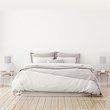 LimeLights Metal Stick Lamp 2 Pack w/ Power Outlet in White with Gray Shade