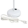 LimeLights Metal Stick Lamp 2 Pack w/ Power Outlet in White with Gray Shade