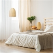 Elegant Designs Rattan Rattan Dome Downlight Pendant in Natural