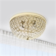 Lalia Home Crystal Glam 2 Light Ceiling Flush Mount Gold