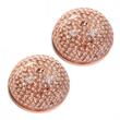 Lalia Home Crystal Glam 2 Light Ceiling Flush Mount 2 Pack Rose Gold