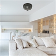 Lalia Home Crystal Glam 2 Light Ceiling Flush Mount Restoration Bronze