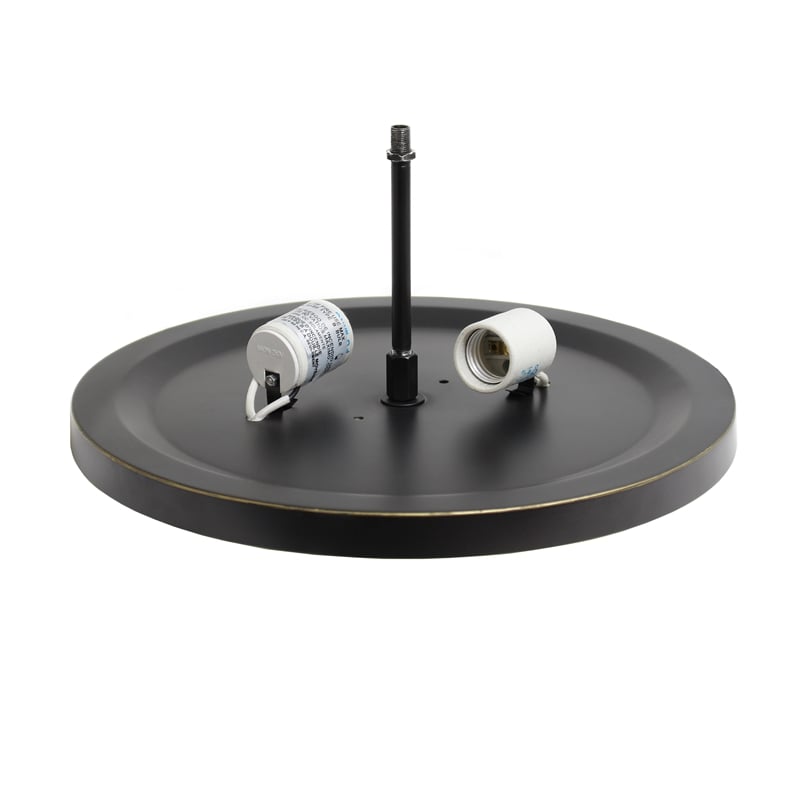 Lalia Home Crystal Glam 2 Light Ceiling Flush Mount Restoration Bronze