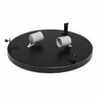 Lalia Home Glam 2 Light 12 Inch Round Flush Mount Restoration Bronze